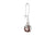 Sterling Silver Honey Amber Ladybug Earrings
