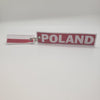 Poland Flag Keychain with Keyrings