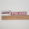 Poland Flag Keychain with Keyrings