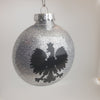 Pre-order Handmade Glitter Polish Eagle Christmas Ornaments.
