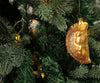 "Fried Golden" Pierogi Glass Christmas Ornament