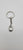 Saint Faustina Divine Mercy Metal Charm Keychain