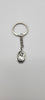 Saint Faustina Divine Mercy Metal Charm Keychain