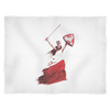 Polish Woman Warrior Fleece Blanket
