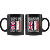 Polish By Blood British By Birth Patriot By Choice Black 11oz Mug - My Polish Heritage