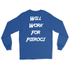 Will Work For Pierogi. Design on Back