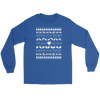 Merry Christmas and Happy New Year in Polish Christmas "Ugly Sweater" Long Sleeved Shirt