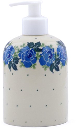Polish Pottery Soap Dispenser. Spring Floral