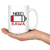 Need Kawa. Need Coffee Low Battery Design 11oz and 15oz Coffee mugs