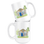 Polish Painted Village White 15oz Mug