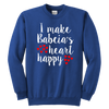 I Make Babcia's Heart Happy Kids Shirt