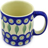 Polish Pottery 12oz Mug- Peacock