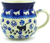 Polish Pottery Cat Paw Print Mug Halloween