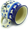 Polish Pottery Cat Paw Print Mug Halloween