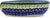 Polish Pottery 5" Spoon Rest. Spring Flowers.