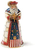 Collectible Polish Santa Stone Resin Figurine, 7”