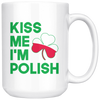 Polish - St. Patrick's Day White 15oz Mug - My Polish Heritage