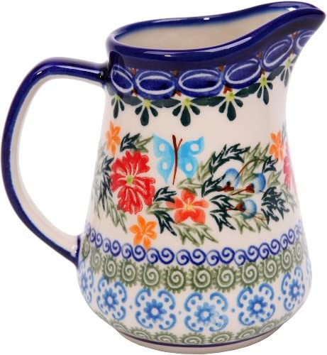 Polish Pottery Small Cream Pitcher