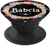Babcia Polish Grandma Floral PopSocket Phone Grip and Stand for Phones and Tablets
