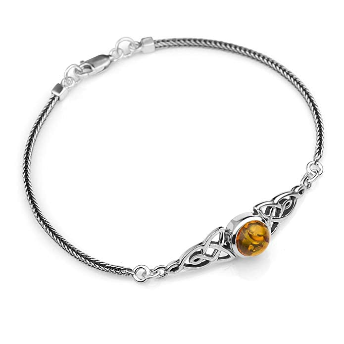Amber Jewelry Celtic Bracelet