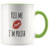 Kiss Me I'm Polish Mug