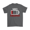 Battery Low, Need Kielbasa Mens and Womens t-shirt
