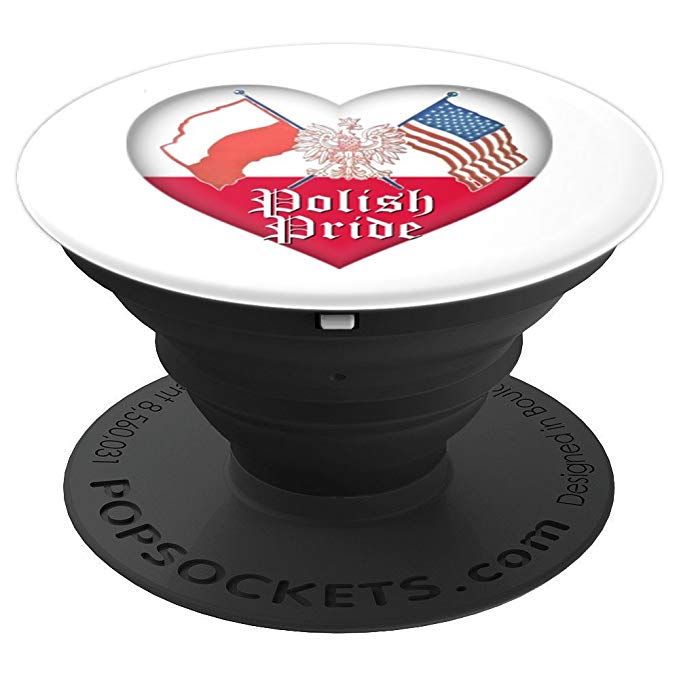 Polish Pride Poland Dyngus Day American Flag USA Heart Phone