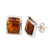 Baltic Honey Amber Sterling Silver Small Stud Earrings