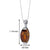 Baltic Amber Pendant Necklace Sterling Silver Cognac