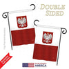 Poland Flag Decorative Vertical Garden Flag, 13"x 18.5", Multi-Color