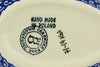 Polish Pottery Spoon Rest-Spring Flowers Design. 5"