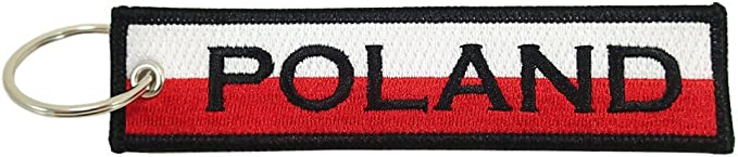Embroidered Poland Flag Keychain – My Polish Heritage