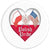 Polish Pride Poland Dyngus Day American Flag USA Heart  Phone PopSockets