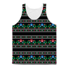 Black Floral Sweater 1 ﻿Classic Sublimation Adult Tank Top