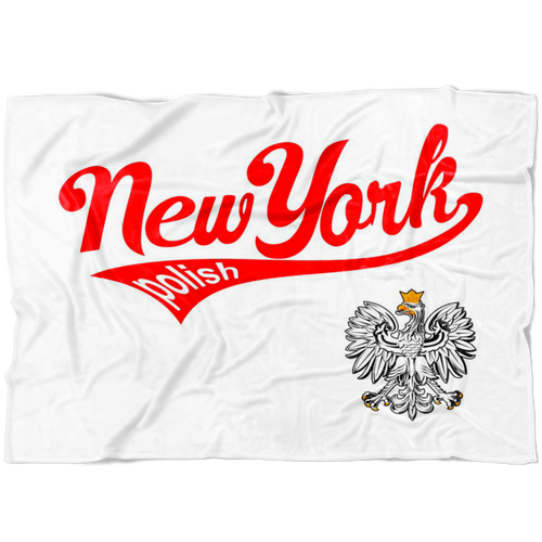 New York Polish Fleece Blanket