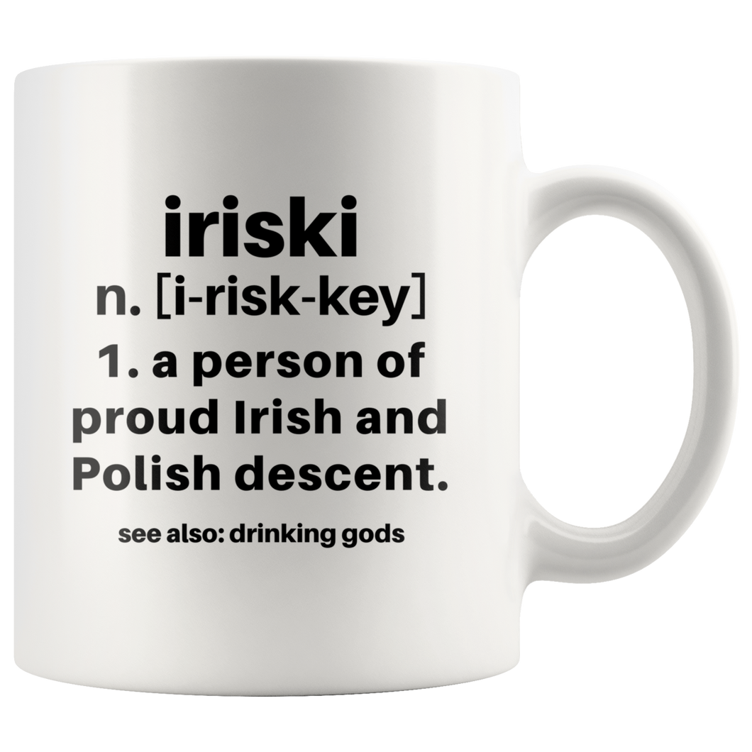 Iriski Definition Coffee Mug 11oz or 15oz