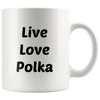 Live Love Polka Mug