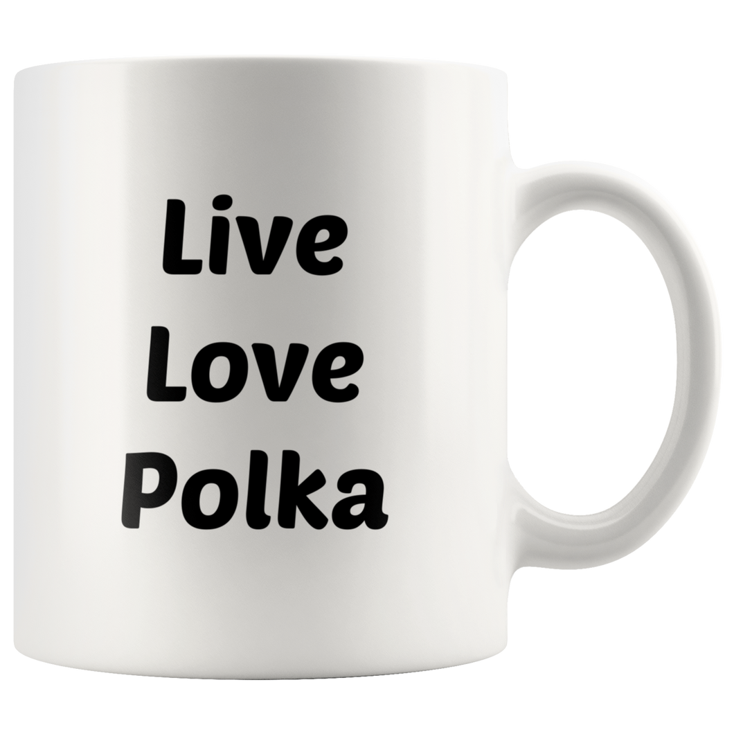 Live Love Polka Mug