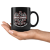 Poland Story Black 11oz Mug - My Polish Heritage