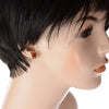 Baltic Honey Amber Sterling Silver Small Stud Earrings