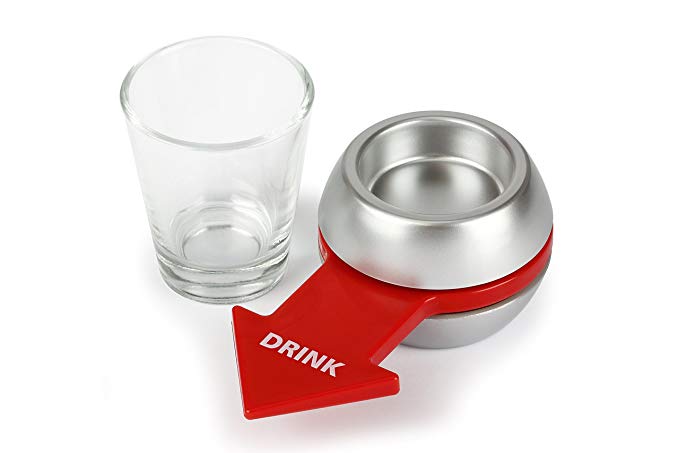 Spin the Shot - Fun Party Drinking Game - Pour a Shot, Spin and Drink or Make Up the Rules