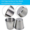 6PCS 1.5 Ounce Stainless Steel Shot Cups Shot Glass Drinking Vessel