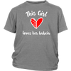 This Girl Loves Her Babcia Kids Shirt