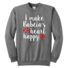 I Make Babcia's Heart Happy Kids Shirt
