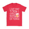I Just Want to Drink Beer and Eat Pierogi Shirt - My Polish Heritage