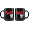 Michigan Polish Black 11oz Mug - My Polish Heritage