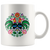 Polish Folk Art Rooster Circle Coffee Mug. 11oz and 15oz