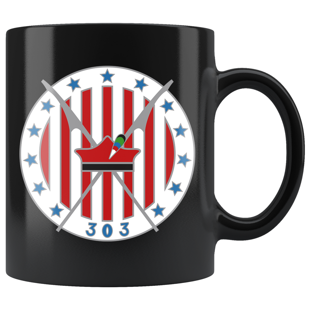 303 Polish Squadron Black 11oz Mug - My Polish Heritage