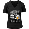 I Just Want to Drink Beer and Eat Pierogi Shirt - My Polish Heritage