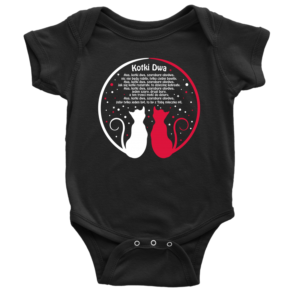 Kotki Dwa Baby Onesie - My Polish Heritage